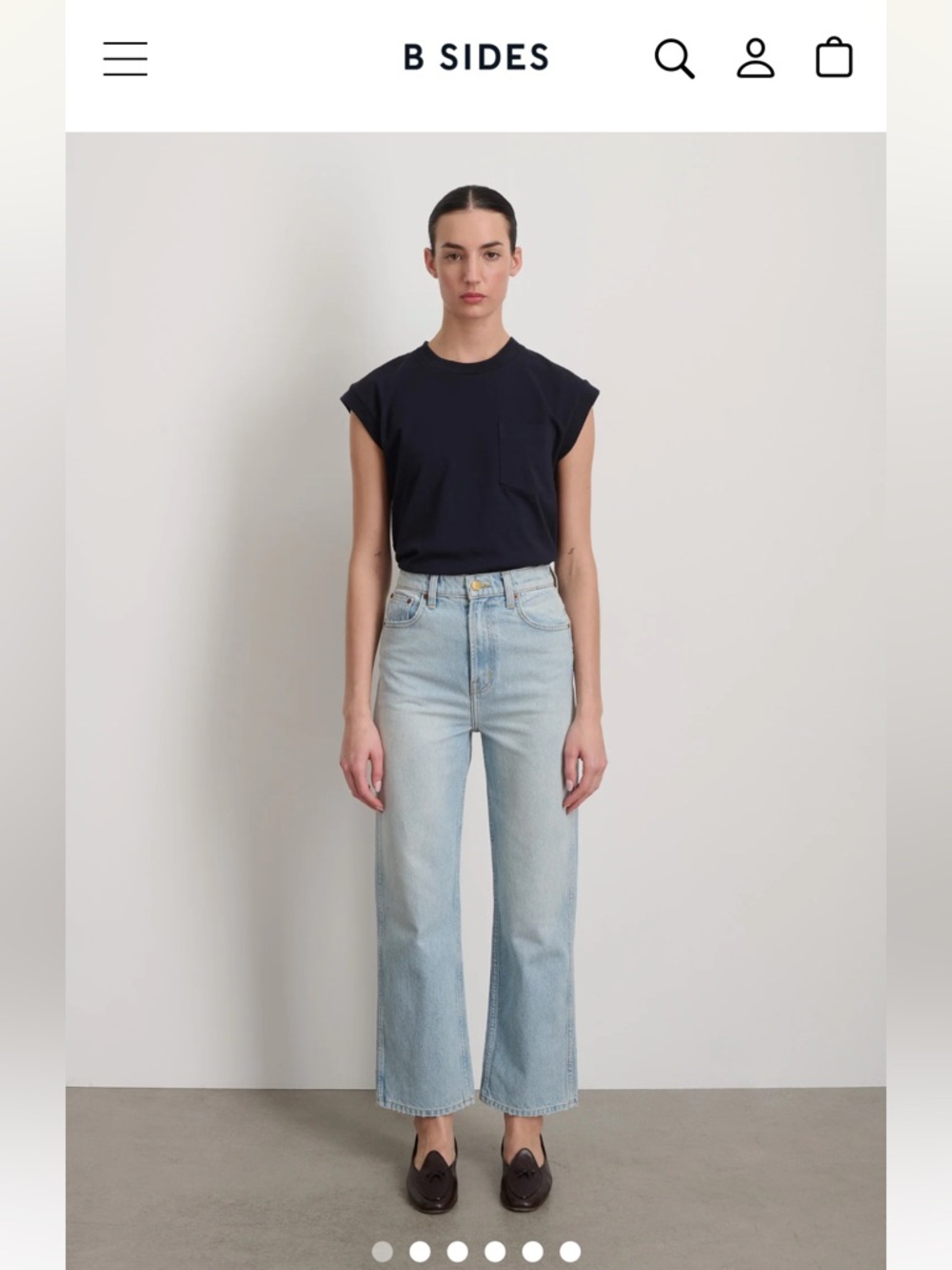 B SIDES Plein Relaxed Straight Super Light Vintage